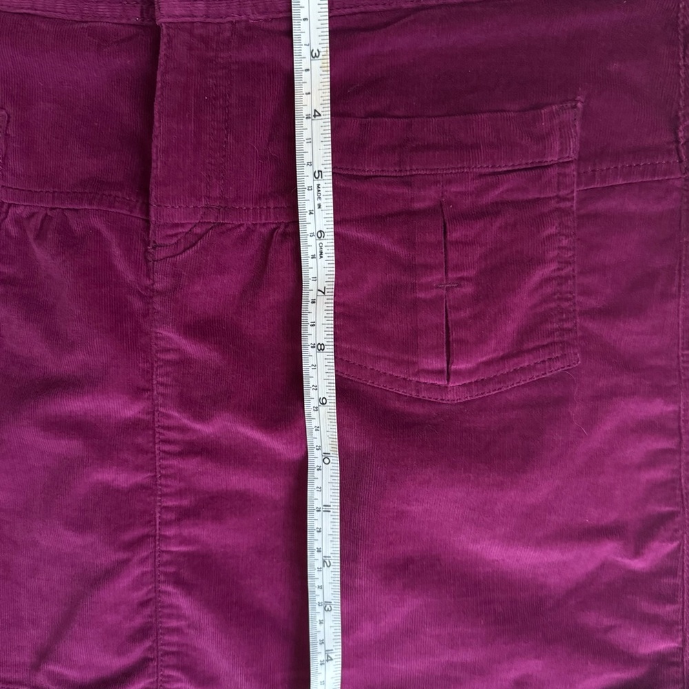 ATHLETA RASPBERRY CORDOBA CORDUROY SKIRT - Picture 12 of 15